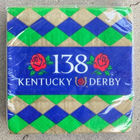 NWT Kentucky Derby Cocktail Napkins - Picture 3 of 4